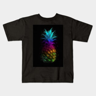 Rainbow Pineapple Kids T-Shirt